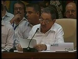 Petrocaribe summit with Hugo Chavez and Raul Castro News Clip