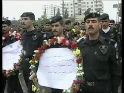 MIDDLE EAST: ISRAELI-PALESTINIAN CLASHES: FUNERALS News Clip
