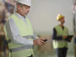 Scanning Bar Codes With A Smartphone Stock Footage