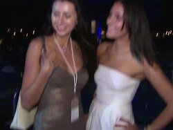 ATMOSPHERE: guests at the Official Kickoff Party - MBFW Miami Swim 2012 Stock Footage