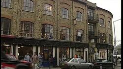 Camden Lock Streetscenes in 1995 News Clip
