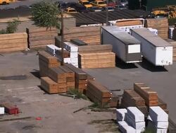 Lumberyard, Long Island City Stock Footage
