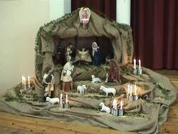 Nativity scene Stock Footage