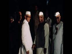 SYND 25 3 77 NEW INDIAN PRIME MINISTER DESAIN SWORN IN AT A CEREMONY IN NEW DELHI News Clip