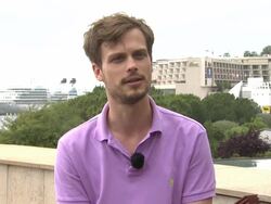 INTERVIEW: Matthew Gray Gubler on meeting the prince at the 51st Monte-Carlo Television Festival - Matthew Gray Gubler Interview at Monte-Carlo . (Footage by WireImage Video/Getty Images Entertainment Video) Stock Footage