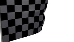 Formula 1 finish checkered flag Stock Footage