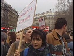 FRANCE: PARIS: ALGERIAN DEMONSTRATION News Clip