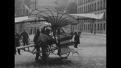 An early attempt at a personal flying machine in the early 20th century News Clip