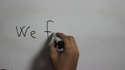 Hand writing a 'we found love' message on a white board using a black marker Stock Footage