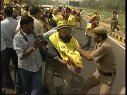 Pro-Tibet rally outside the Chinese embassy News Clip