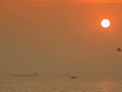 Sunset in Goa Stock Footage