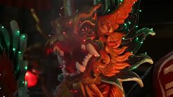 Chinese dragon parade Stock Footage