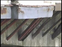 Florence, Italy: Ponte Vecchio Bridge and Supports Stock Footage