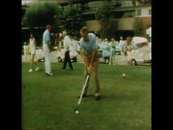 SYND 11 10 75 RICHARD NIXON PLAYS GOLF News Clip