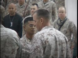 Ceremony to award Purple Hearts News Clip