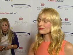 INTERVIEW: Beth Behrs on why she wanted to attend at 27th Anniversary Sports Spectacula Stock Footage