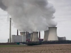 DOLLY TIMELPASE: Power Plant Stock Footage