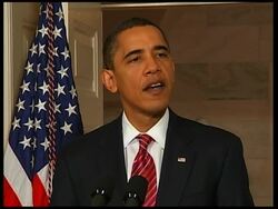 US President Obama statement on the economy, bankers News Clip