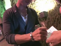 James Kyson Lee outside Falcon in West Hollywood at the Celebrity Sightings in Los Angeles at Los Angeles CA. (Footage by WireImage Video/GettyImages) Stock Footage