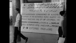 SYND 9 9 68 VIETNAM SUPPORTERS MEETING IN CAIRO Instructional Video