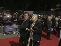 Vanessa Redgrave at the Coriolanus Gala Premiere: 55th London Film Festival at London England. (Footage by WireImage Video/Getty Images Entertainment Video) Stock Footage