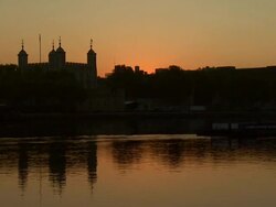 Tower of London sunrise Olympic London General Views Stock Footage