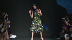 Designer Vivienne Tam at Vivienne Tam - September 2016 - New York Fashion Week Stock Footage