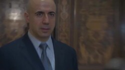 Yuri Milner, Stephen Hawking at Breakthrough Initiatives Stock Footage