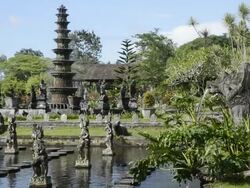 MS Water Temple / Tirta Ganga, Indonesia  Stock Footage