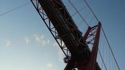 Lisboa Barco Tejo ponte 25 abril Stock Footage