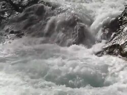 HD Falling white water close-up (loopable) Stock Footage