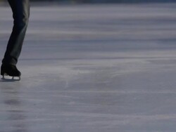 skater's skates Stock Footage