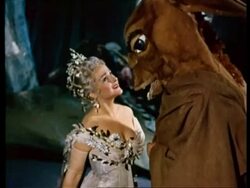 ARCHIVAL - Theatre, Waterloo, London, UK.  Midsummers Night Dream.  1950 Stock Footage