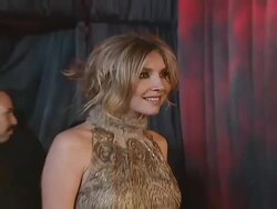 NBC, Universal, and Focus Features 2007 Golden Globes Party Stock Footage