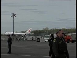 Chinese President Hu Jintao arrives on first visit to US News Clip