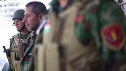 CLEAN : FILE of Iraqi Kurdish peshmerga fighters News Clip