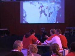 CLEAN: Olympics/Ice Hockey: Canada has hockey fever News Clip