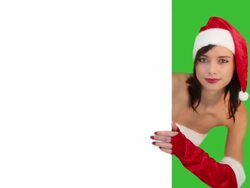 Blank sign - Christmas Stock Footage