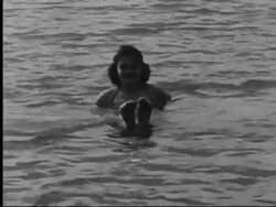 Swimming and Golfing in Utah Stock Footage