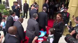 United Nations Secretary General Ban Ki-moon demanded on Wednesday, that the organisation's premises in Gaza are respected, calling attacks on them "serious violations of international law." News Clip