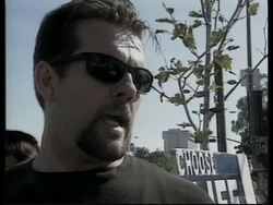 USA: ANTI ABORTION PROTESTS AT ACADEMY AWARDS News Clip