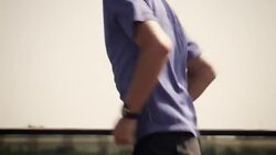 Urban runner Stock Footage