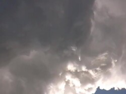 Massive Blowout \Inside the Smoke\ HD Stock Footage