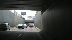 Driving shots through Mexico City News Clip