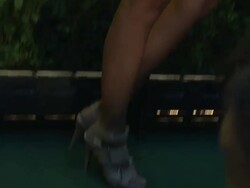 Almudena Fernandez at the Green Auction Stock Footage