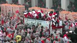 CLEAN : Battle of the Oranges turns Italian city squishy News Clip