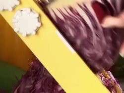 HD: Slicing Cabbage Stock Footage