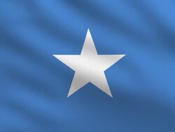 Somalia flag Stock Footage
