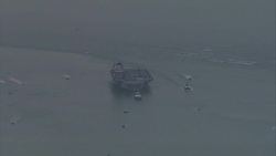 HMS Queen Elizabeth in Portsmouth Aerials News Clip