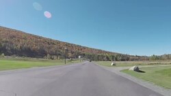 New Hampshire Road Cars Driving and Sign News Clip